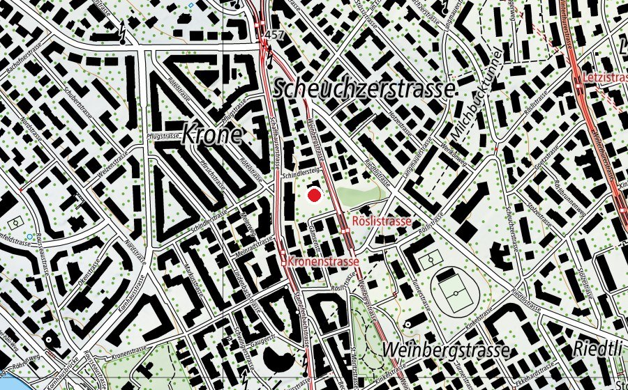 Mappa con la posizione di Schule Weinberg (Scuola)