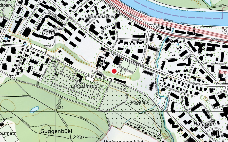 Mappa con la posizione di Schule Wolfsmatt (Scuola)