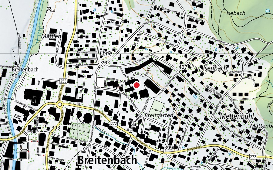 Mappa con la posizione di Schulen Breitenbach (Scuola)
