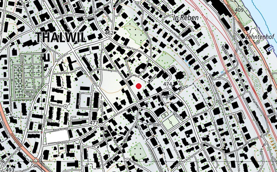 Mappa con la posizione di Schulhaus Oelwiese (Scuola)
