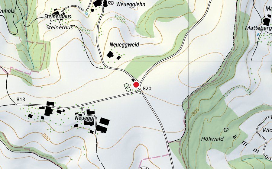 Mappa con la posizione di Schulhaus Zur Lueg - Neuegg (Scuola)