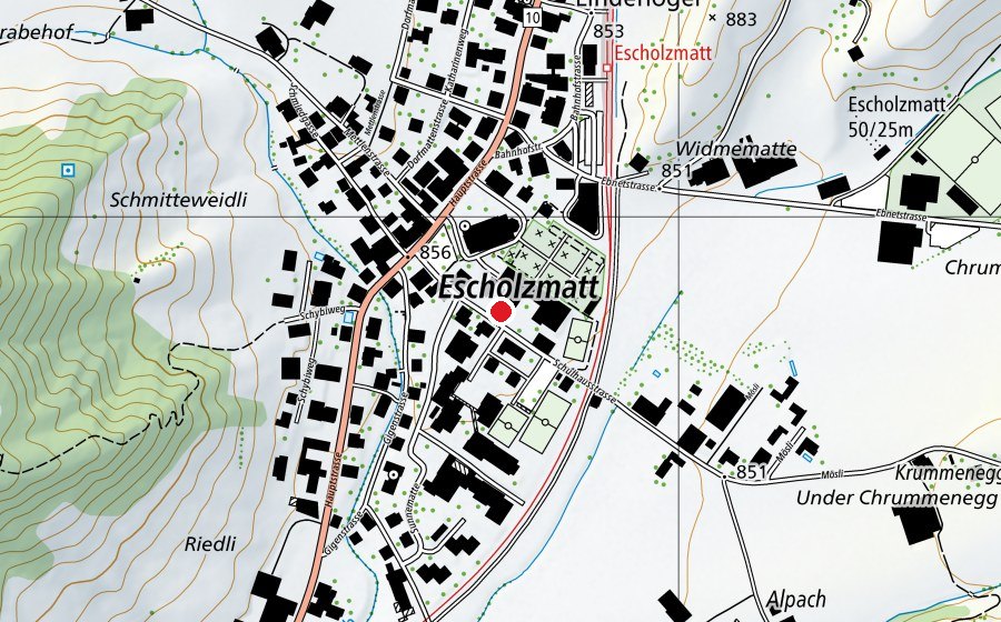 Mappa con la posizione di Schulleitung Schule Escholzmatt-Marbach (Scuola)