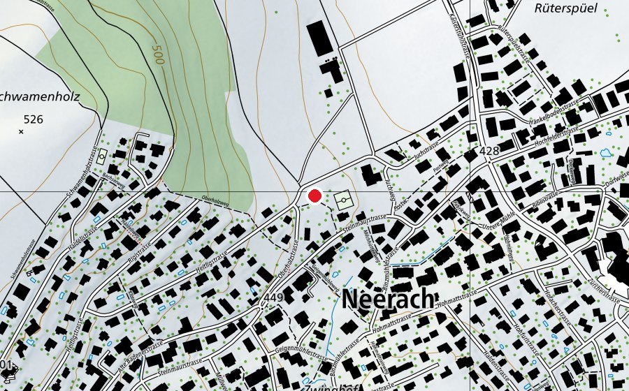 Mappa con la posizione di Schulpavillon (Scuola)