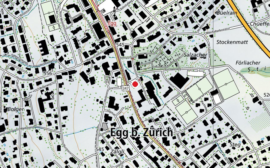 Mappa con la posizione di Schulpsychologischer Dienst, Schulleitung Zentrum (Scuola)