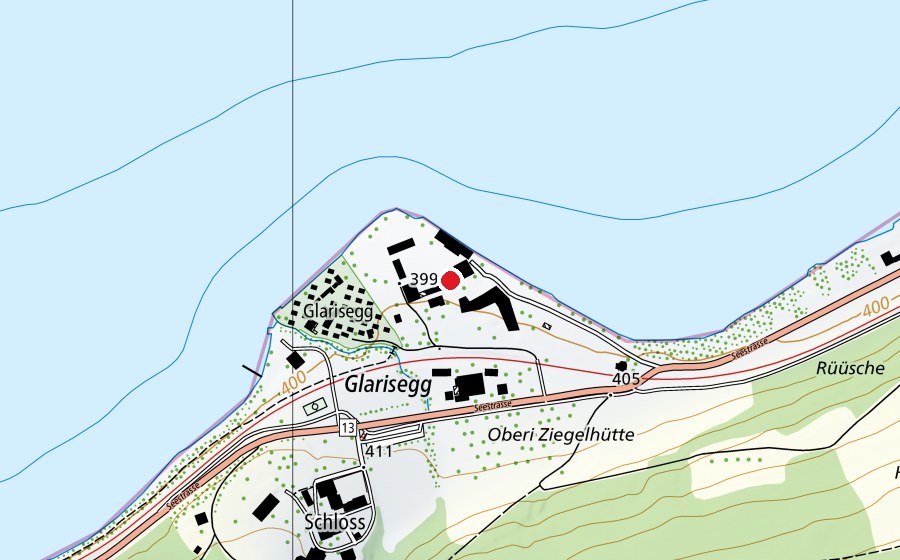 Mappa con la posizione di Schulstiftung Glarisegg (Scuola)