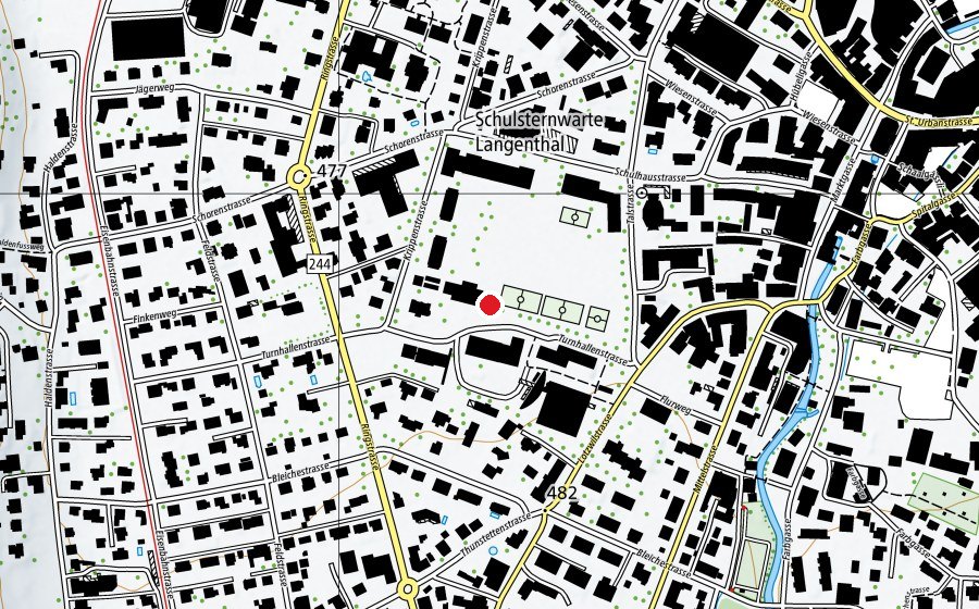 Carte indiquant l’emplacement de Schulzentrum Kreuzfeld (École)