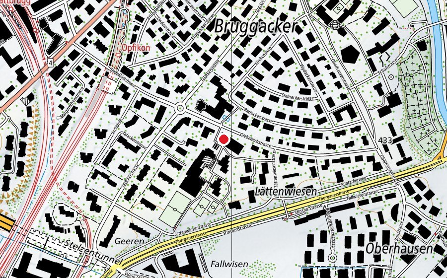 Carte indiquant l’emplacement de Schulzentrum Oberhausen (École)