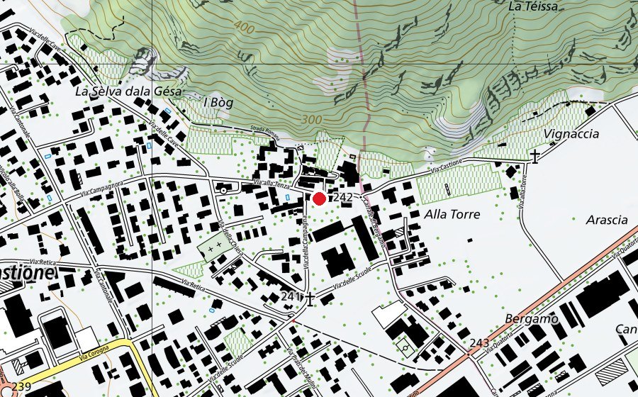 Mappa con la posizione di Scuola dell'infanzia (Scuola)