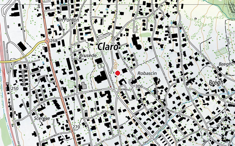 Carte indiquant l’emplacement de Scuola dell'Infanzia (École)