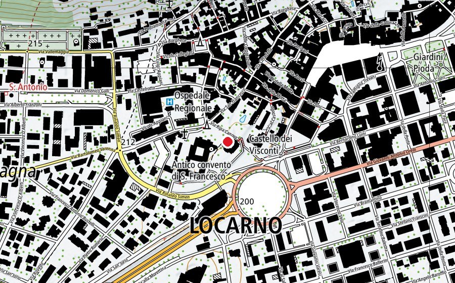 Map showing the location of Scuola dell'infanzia (School)