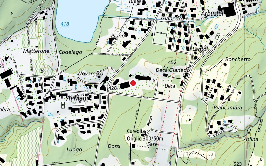 Map showing the location of Scuola Rudolf Steiner (School)