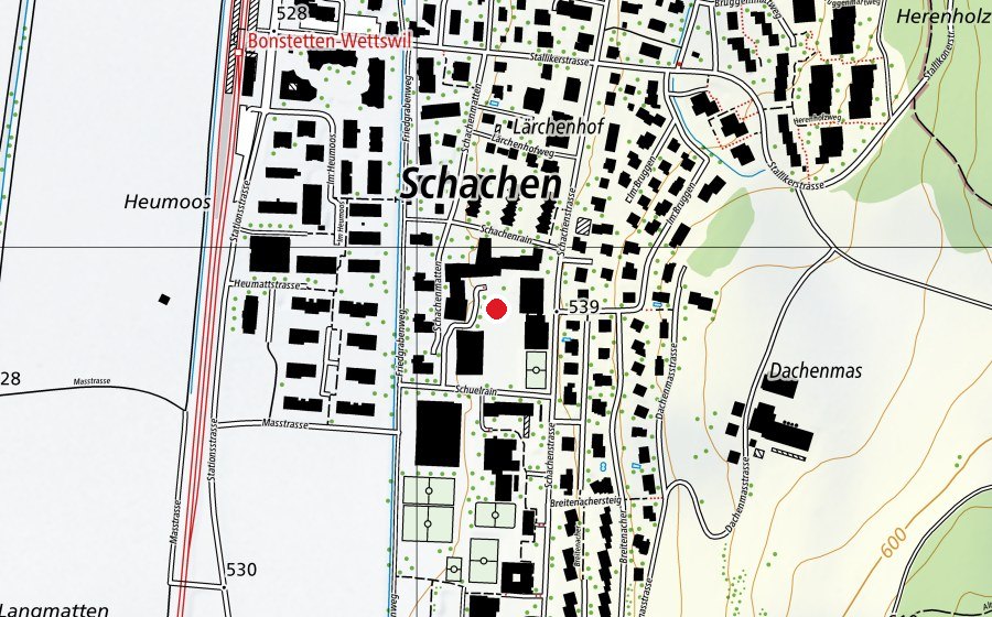 Mappa con la posizione di Sekundarschule Bonstetten (Scuola)