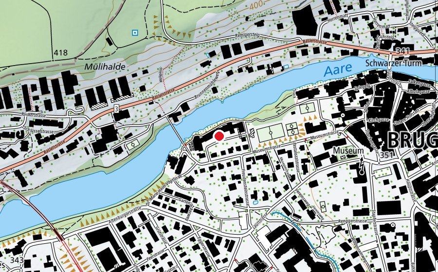 Carte indiquant l’emplacement de Sekundarschule Freudenstein (École)