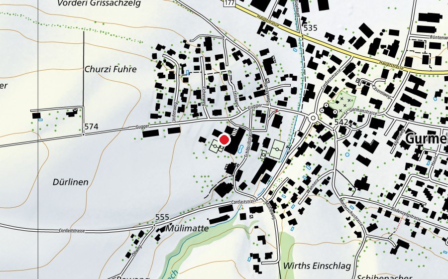 Mappa con la posizione di Sekundarschule Gurmels (Scuola)