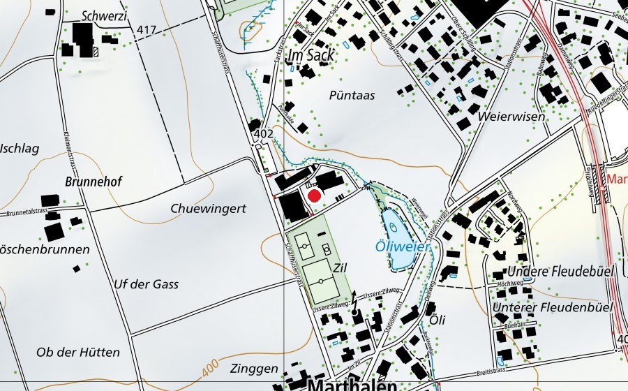 Carte indiquant l’emplacement de Sekundarschule Kreis Marthalen (École)