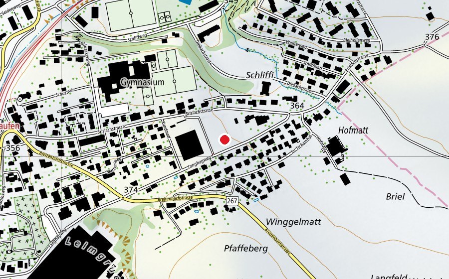 Mappa con la posizione di Sekundarschule Laufental (Scuola)