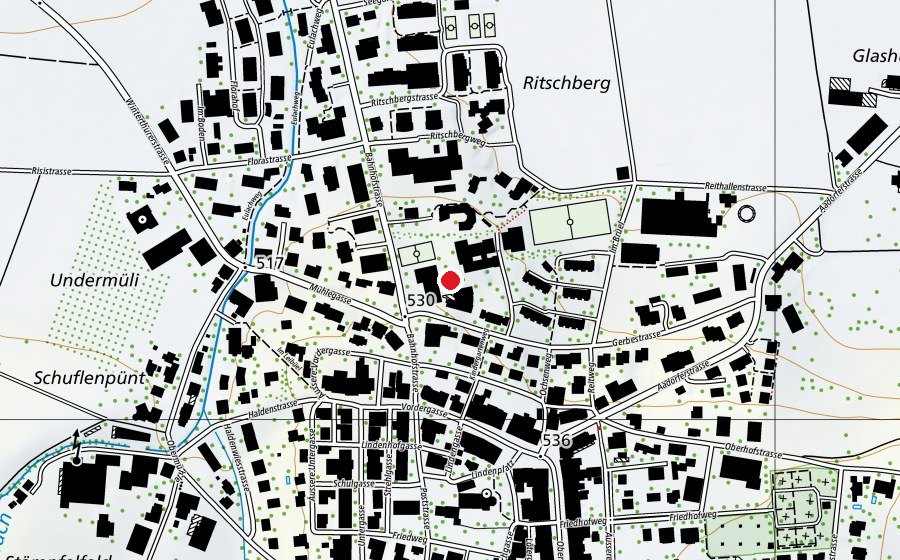 Mappa con la posizione di Sekundarschule Ritschberg (Scuola)