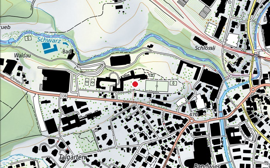 Mappa con la posizione di Sekundarschule Rüti (Scuola)