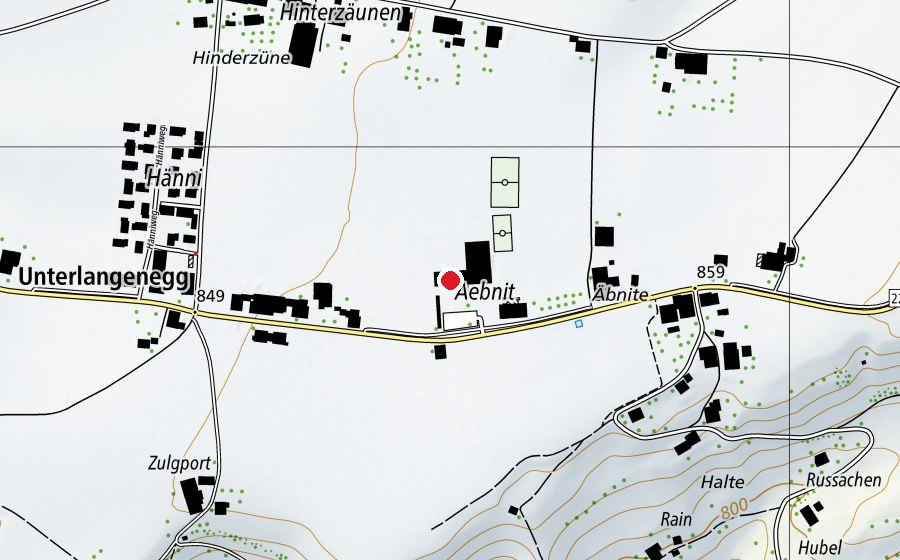 Mappa con la posizione di Sekundarschule Unterlangenegg (Scuola)