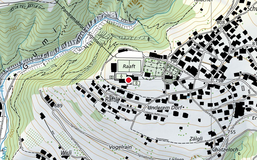 Mappa con la posizione di Sigriswil (Scuola)