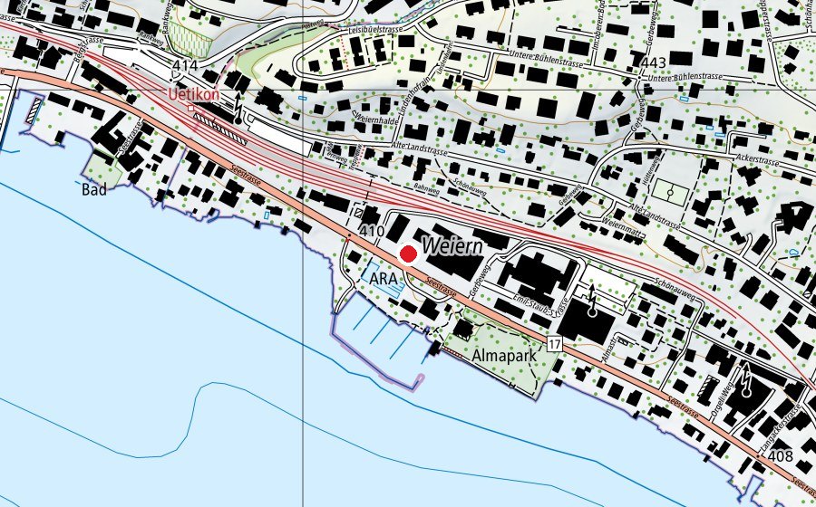 Mappa con la posizione di SIS Swiss International School (Scuola)
