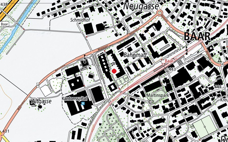 Mappa con la posizione di SONNENBERG Heilpädagogisches Schul- und Beratungszentrum (Scuola)