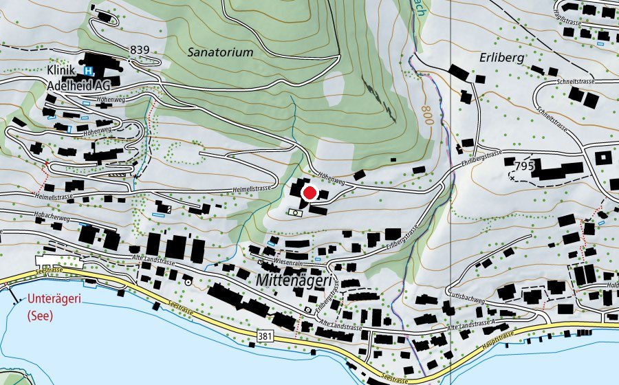 Carte indiquant l’emplacement de Sprachheilschule (École)