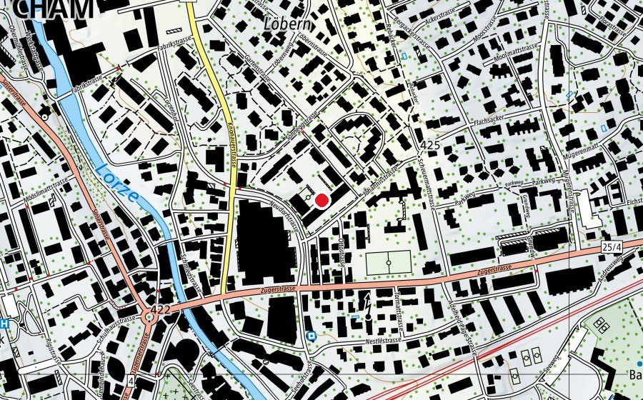 Mappa con la posizione di Städtli 2 (Scuola)