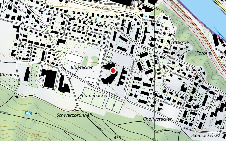 Mappa con la posizione di Stumpenboden (Scuola)