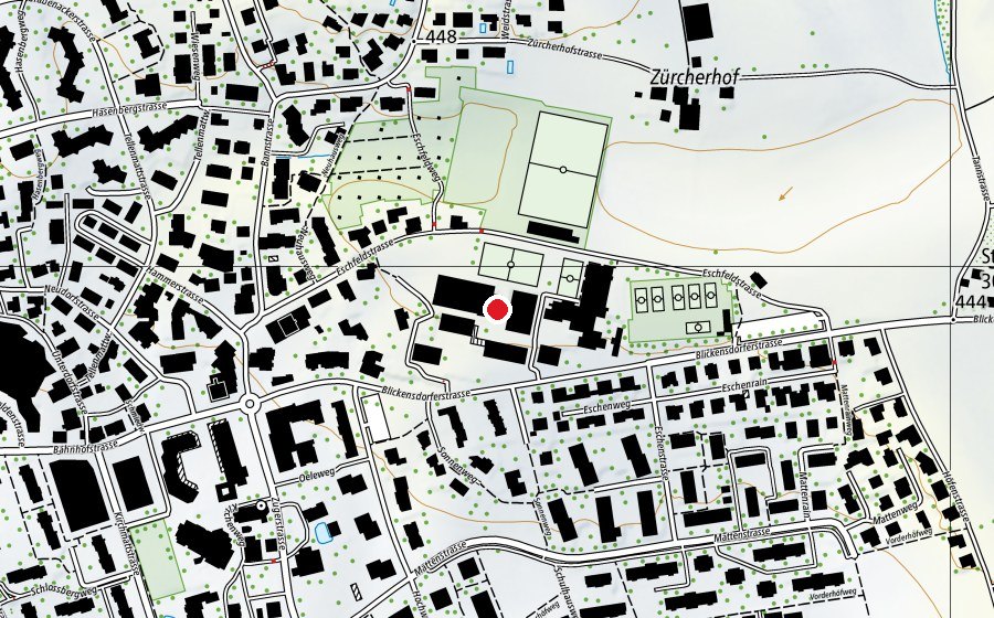 Map showing the location of Sunnegrund (School)