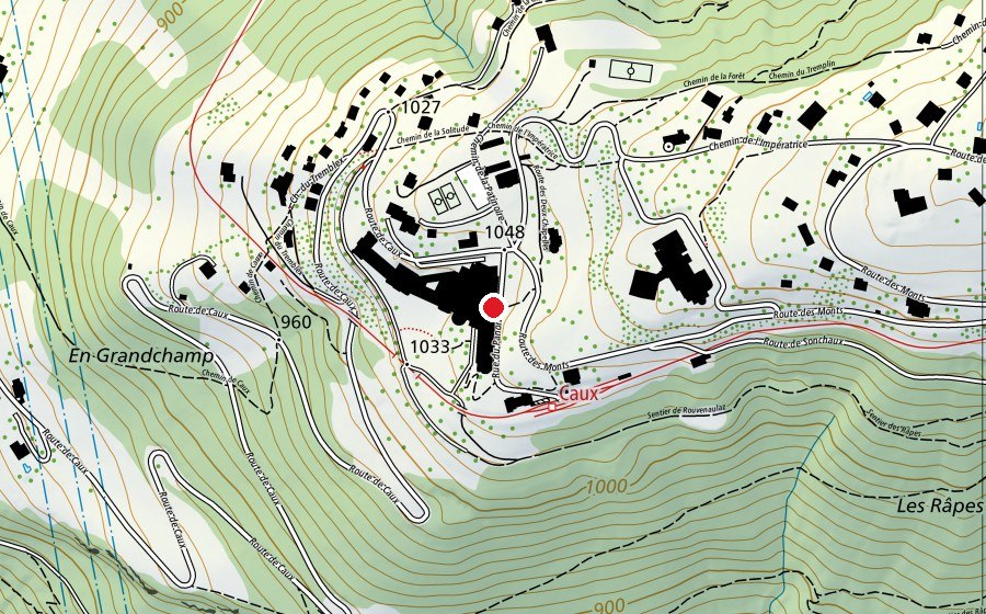 Mappa con la posizione di Swiss Hotel Management School (Scuola)