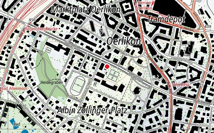 Map showing the location of Tagesschule Viso Parents (School)