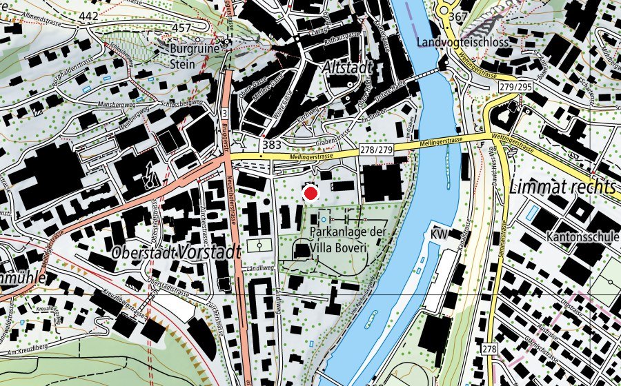 Map showing the location of Tannegg (School)