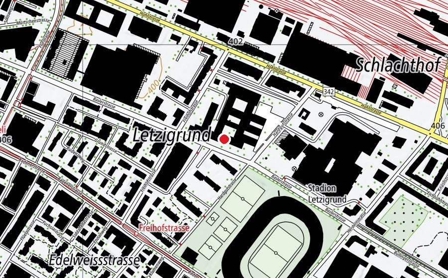Map showing the location of UNITED school of sports (School)