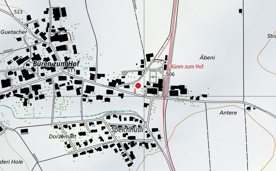 Mappa con la posizione di Unterstufe (Scuola)