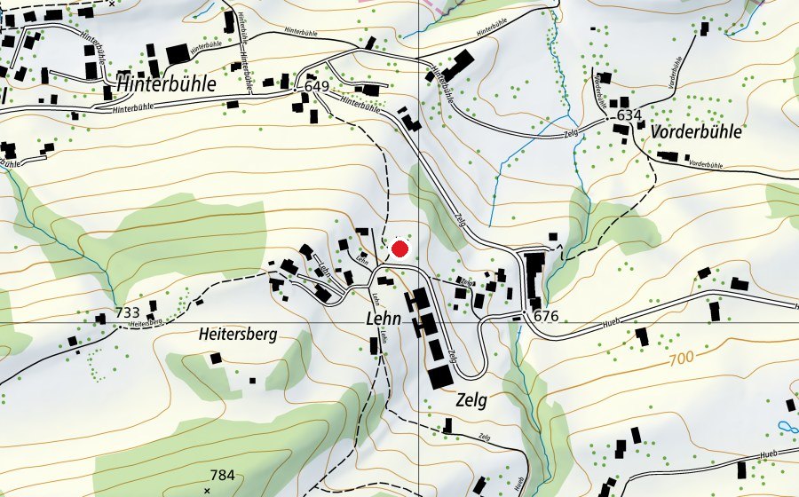 Mappa con la posizione di Unterstufe Zelg (Scuola)
