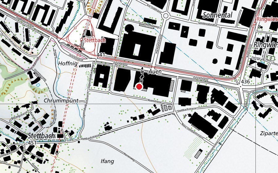 Carte indiquant l’emplacement de VELEDES Bildung Hauptsitz (École)