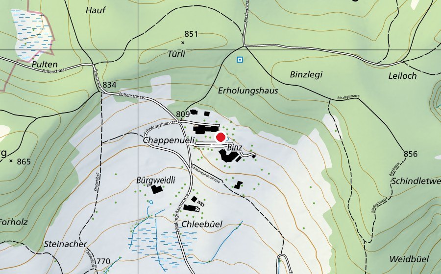 Map showing the location of Vereinigung Heilpädagogisches Institut St. Michael (School)