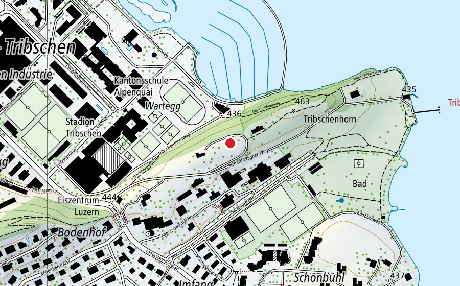 Map showing the location of Villa Schröder (School)