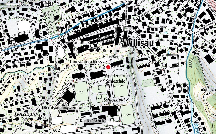 Mappa con la posizione di Volksschulen Willisau, Unterstufe (Scuola)