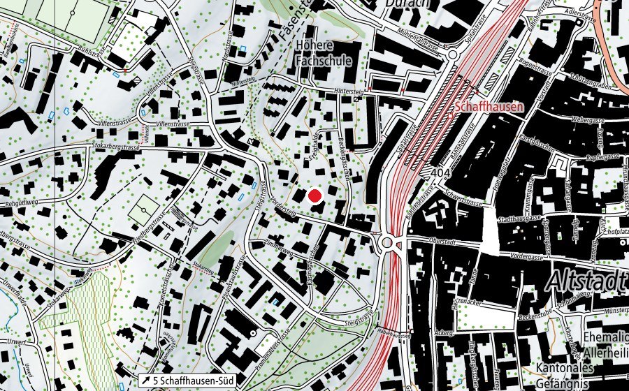 Mappa con la posizione di Waldorfschule Schaffhausen (Scuola)