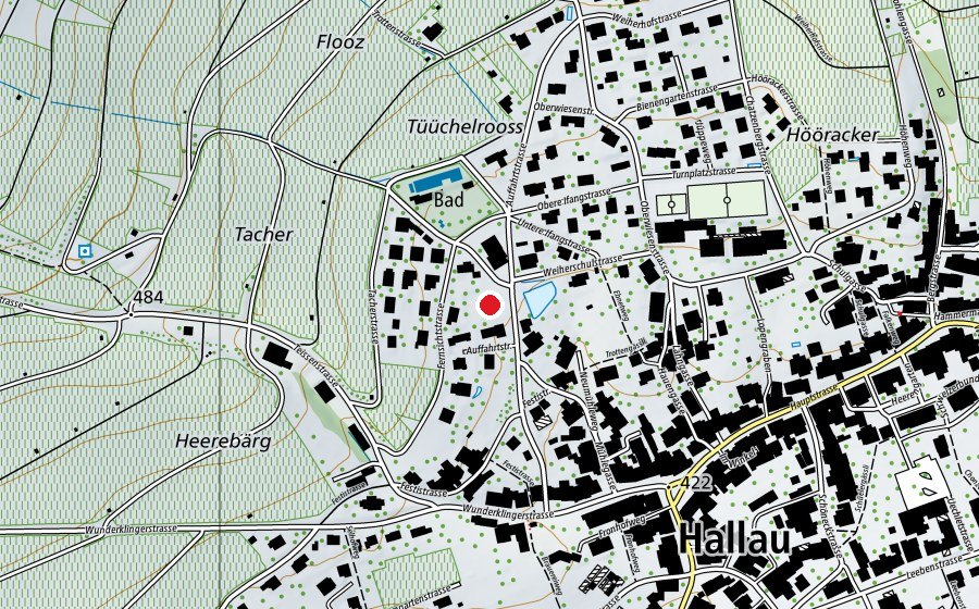Mappa con la posizione di Weierschulhaus - Verein Friedeck (Scuola)