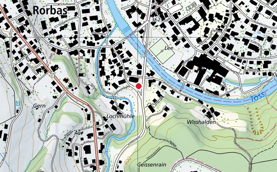 Mappa con la posizione di Weinlandschule (Scuola)