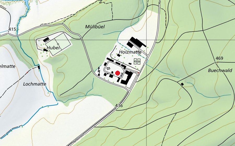 Carte indiquant l’emplacement de ZAR (École)