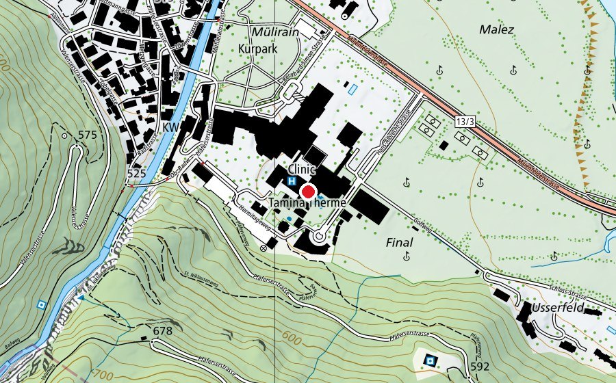 Carte indiquant l’emplacement de 17° (Piscine)