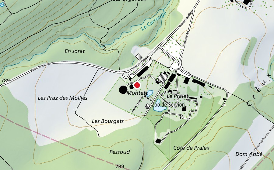 Carte indiquant l’emplacement de Bassin manchots (Piscine)
