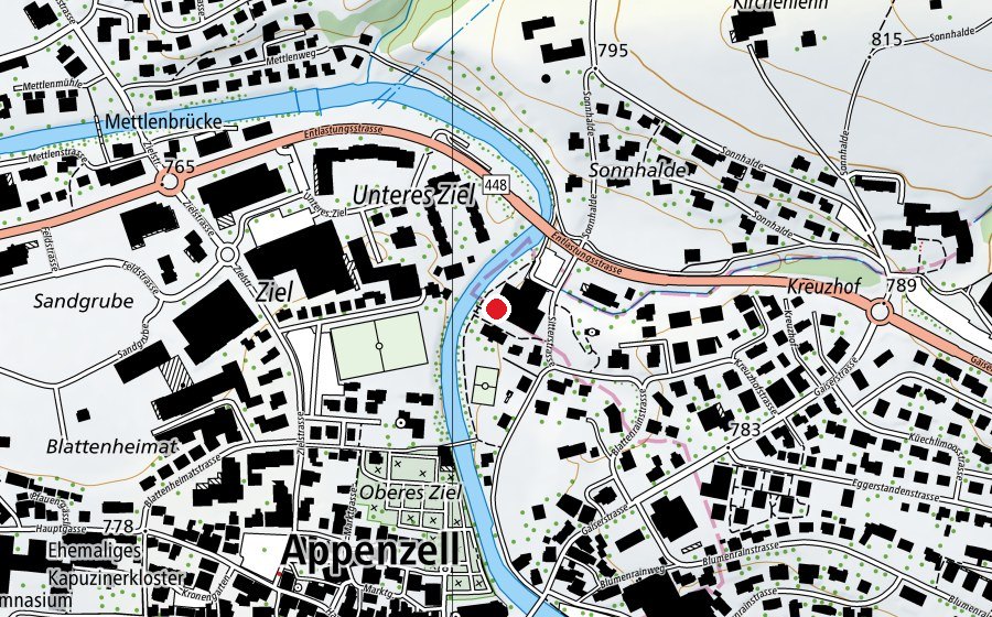 Map showing the location of Hotpot (Swimming pool)