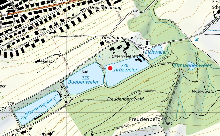 Carte indiquant l’emplacement de Nichtschwimmer Erwachsene (Piscine)