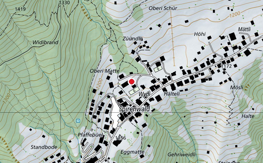 Mappa con la posizione di Panorama Bad Beatenberg (Piscina)