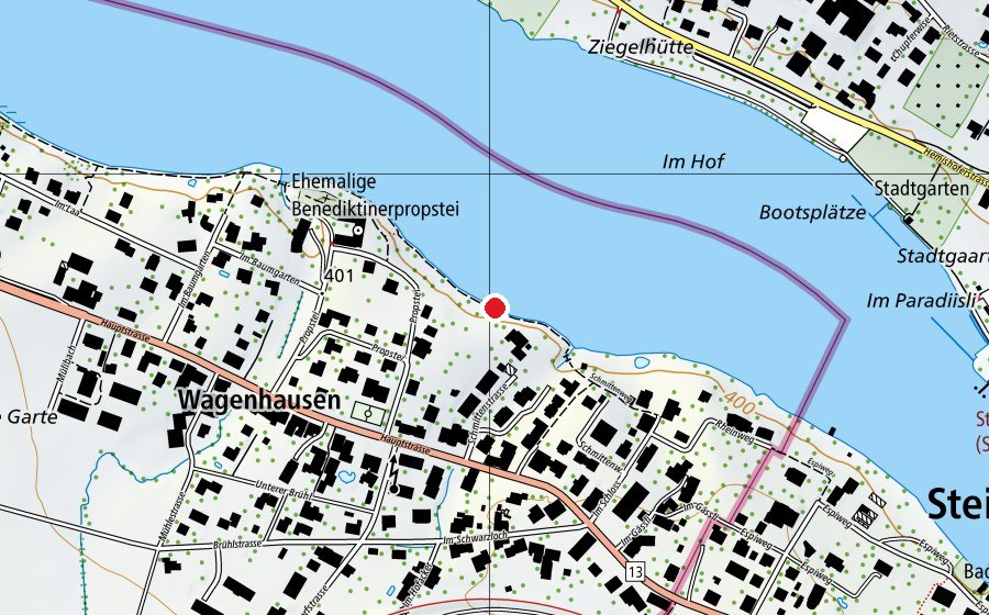 Mappa con la posizione di Rhiibadi (Piscina)